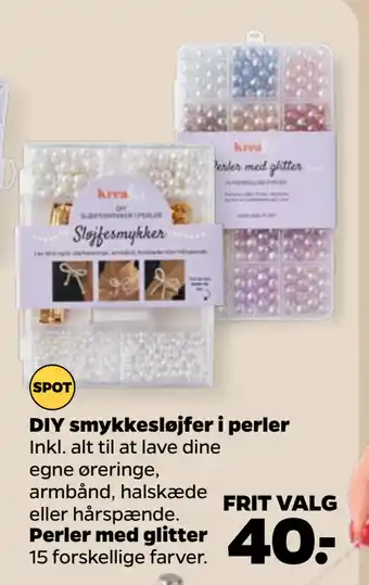 Netto Perler med glitter oferta