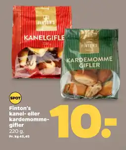 Netto Finton's kanel- eller kardemommegifler oferta