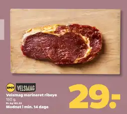 Netto Velsmag marineret ribeye oferta