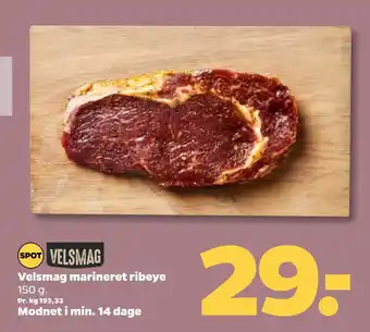 Netto Velsmag marineret ribeye oferta