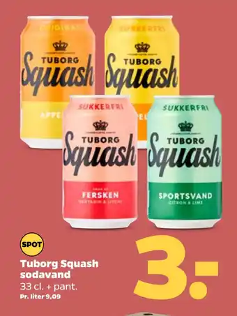 Netto Tuborg Squash sodavand oferta