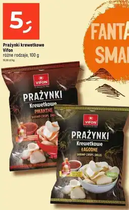 Dealz Prażynki krewetkowe pikantne Vifon oferta