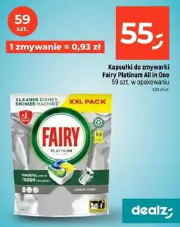 Dealz Tabletki do zmywarki Fairy Platinum oferta