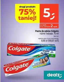 Dealz Pasta do zębów Colgate Cavity Protection oferta