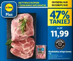 Lidl Karkówka wieprzowa bez kości Rzeźnik Codzienna Dostawa oferta