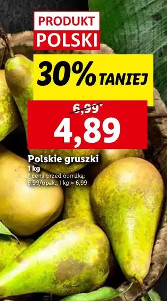 Lidl Gruszka polska oferta