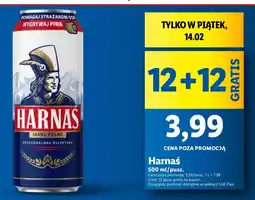 Lidl Piwo Harnaś Jasne Pełne oferta