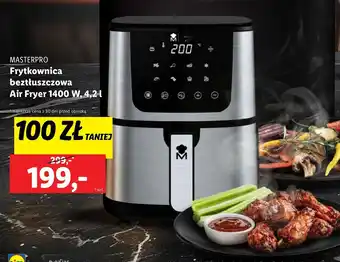 Lidl Frytkownica beztłuszczowa 1400 w Masterpro oferta