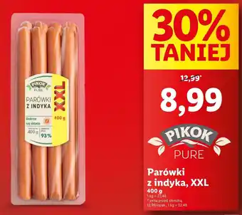 Lidl Parówki z indyka Pikok oferta