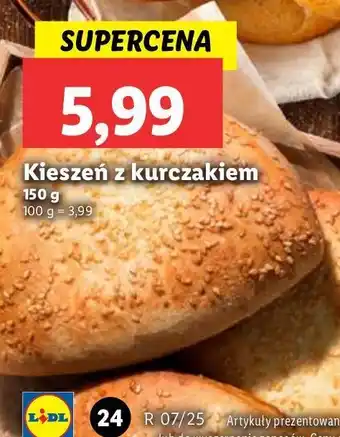 Lidl Kieszeń z kurczakiem oferta