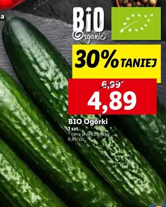 Lidl Ogórki Bio Organic oferta