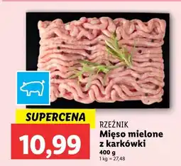 Lidl Mięso mielone wieprzowe z karkówki Rzeźnik Codzienna Dostawa oferta