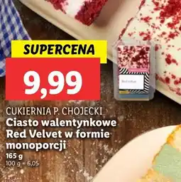 Lidl Ciasto red velvet Chojecki oferta