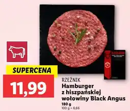 Lidl Hamburger wołowy black angus Rzeźnik Codzienna Dostawa oferta