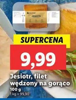 Lidl Jesiotr wędzony na gorąco oferta