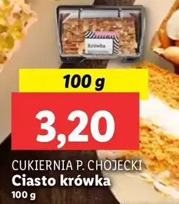 Lidl Ciasto krówka Chojecki oferta