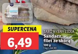 Lidl Sandacz filet Targ Rybny Lidla oferta