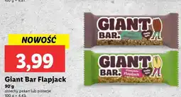 Lidl Baton z pistacjami Giant Bar Flapjack oferta