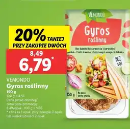 Lidl Gyros roślinny Vemondo oferta