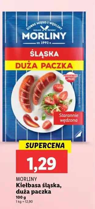 Lidl Kiełbasa śląska Morliny oferta