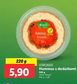 Lidl Hummus bruschetta Vemondo oferta