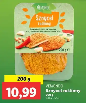 Lidl Sznycel roślinny Vemondo oferta