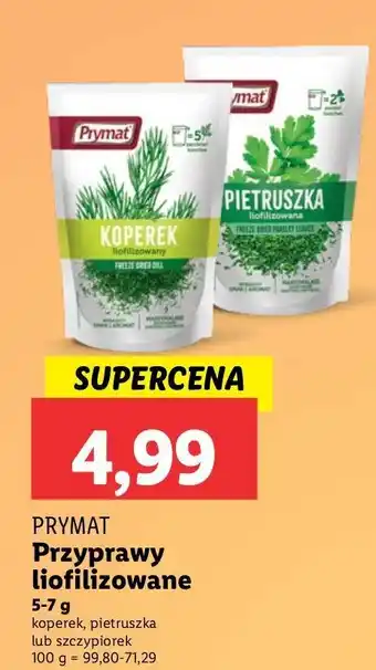 Lidl Szczypiorek liofilizowany Prymat oferta