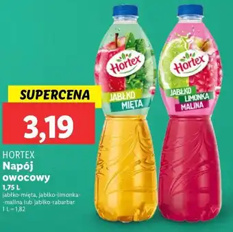 Lidl Napój jabłko-malina-limonka Hortex oferta