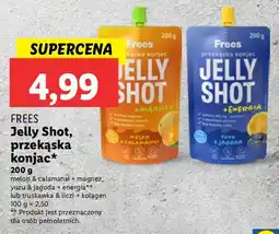 Lidl Jelly shot truskawka i liczi + kolagen Frees oferta