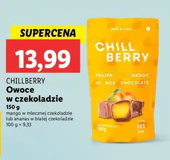 Lidl Ananas w białej czekoladzie Chill Berry oferta