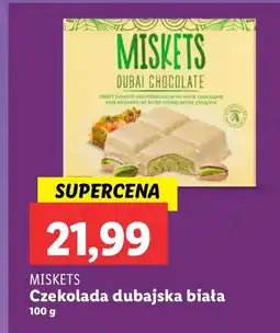 Lidl Czekolada pistacjowa dubai Miskets oferta