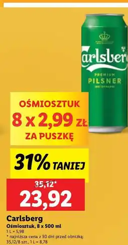 Lidl Piwo Carlsberg Export Premium Pilsner oferta