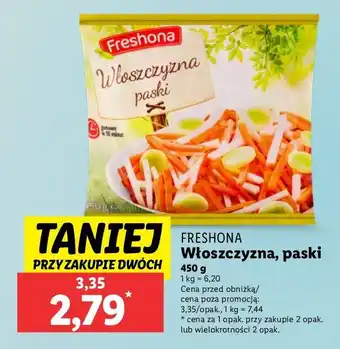 Lidl Włoszczyzna paski Freshona oferta