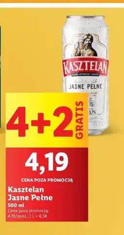 Lidl Piwo Kasztelan Jasne Pełne oferta