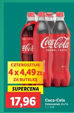 Lidl Napój Coca-Cola oferta