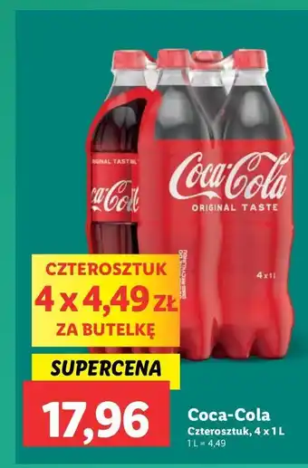 Lidl Napój Coca-Cola oferta