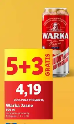 Lidl Piwo Warka oferta