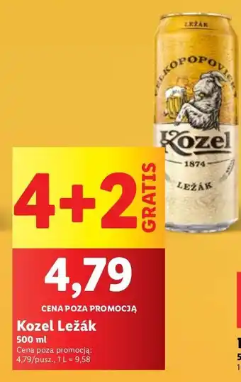 Lidl Piwo Kozel Lezak oferta