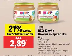 Lidl Pierwsze jabłko Hipp oferta