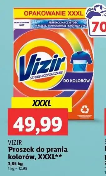 Lidl Proszek do prania color Vizir oferta