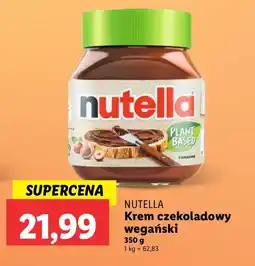 Lidl Krem czekoladowo-orzechowy wegański Nutella oferta