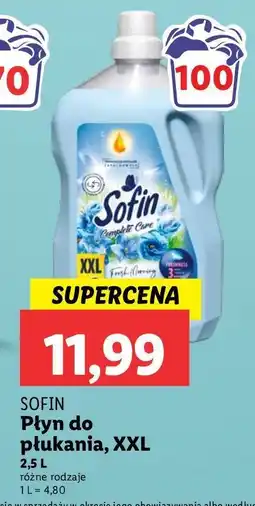 Lidl Płyn do płukania fresh morning Sofin Complete Care oferta