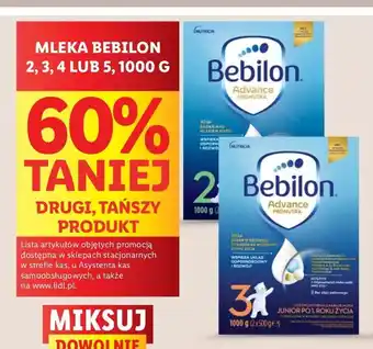 Lidl Mleko 5 Bebilon Advance Pronutra oferta