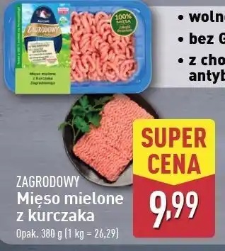 ALDI Mięso mielone z nogi kurczaka Zagrodowy oferta