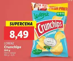 Lidl Chipsy fromage Crunchips oferta