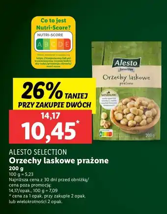 Lidl Orzechy laskowe Alesto oferta