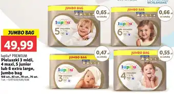 Lidl Pieluchy maxi 4 Lupilu Premium oferta