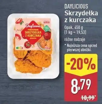 ALDI Skrzydełka z kurczaka pikantne Daylicious oferta