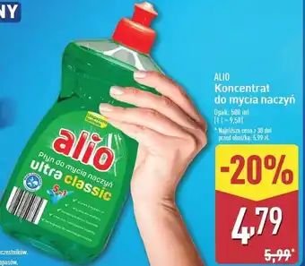 ALDI Płyn do mycia naczyń ultra classic Alio oferta