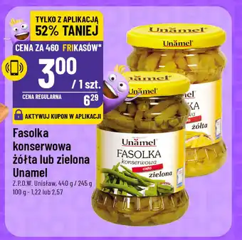 Polomarket Fasola konserwowa zielona UNAMEL oferta